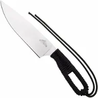 Ontario Hunt Plus Camp Knife 9717BLK Satin 420HC, Black Paracord, coltello da chef per esterni