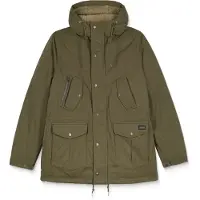 Volcom - Parka impermeabile foderato in sherpa - Starget 5K Parka Military per Uomo in Pelle - Taglia S - Kaki