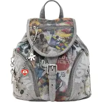 Desigual , Zaino Denim Mini Mickey, Donna, Nero, U
