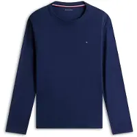 Tommy Hilfiger Underwear Pigiama lungo marino / navy / rosso