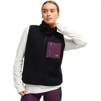 Roxy Women's Boundless Spirit Vest 2 Gilet in pile Donna (S, nero)
