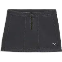 Puma Gonne corte FUTURE..ARCHIVE Washed Twill Skirt donne - Nero - EU S