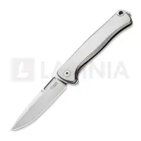 Lionsteel Coltello pieghevole Emmet - MagnaCut - Solid Ti, grigio