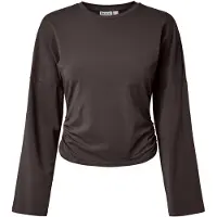 Pieces Top A Maniche Lunghe | Marrone | L