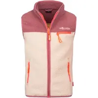 TROLLKIDS Kid's Hemsedal Vest Gilet in pile Bambini (116, fuchsia)