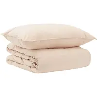 vidaXL Set di lenzuola , 2 pezzi, estivo, 100% fibra di kapok, color beige