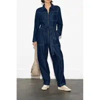 French Connection Archie Denim Leg Boiler Suit Dark Indigo Dark Indigo Taglia: 6 | Tute Outlet | Donna | Blu