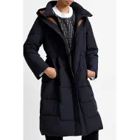 French Connection Minnie Belted Ls Coat Black Peacan Neutral Taglia: XL | Parka Outlet | Donna | Nero