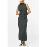 French Connection Samira Jersey High Nk Dress Graphite Graphite Taglia: S | Maxi abiti Outlet | Donna
