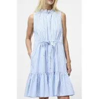 French Connection Cambria Cotton Striped Dress Arctic Blue/linen Wh Taglia: XL | Maxi abiti Outlet | Donna | Blu