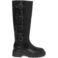 Steve madden Solo Boots Black Leather Taglia: 38 | Stivali Outlet | Donna | Nero