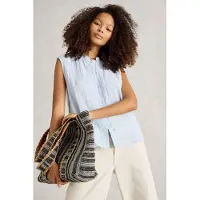 White Stuff Yasmin Double Cloth Vest Light Blue Taglia: 8 | Magliette intime Outlet | Donna | Blu