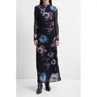 French Connection Tarissa Mesh Rose Dress Rose Black Multi Taglia: XS | Maxi abiti Outlet | Donna | Rosa
