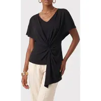 Guess Marciano GUESS Selena Asymetric Ss Jet Black A996 Taglia: XS | Magliette intime Outlet | Donna | Nero
