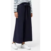 French Connection Whisper Belted Culottes Utility Blue Taglia: 8 | Pantaloni da completo Outlet | Donna | Blu