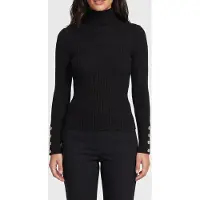 Guess Marciano GUESS Luna Ls Ribbed Tn To Jet Black A996 Taglia: S | Maglioni a maglia Outlet | Donna | Nero