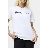 French Connection Pardon My French S/s Tee White Taglia: S | Maglie Sportivi Outlet | Donna | Bianco