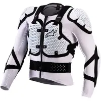 Alpinestars Giacca Protettiva Bionic Action V3 White Black, Taglia: XL