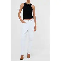 French Connection Loren Twill Barrel Leg Denim Arctic White Taglia: 18 | Jeans straight fit Outlet | Donna | Blu