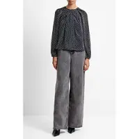 French Connection Stacey Dobby Twist Top Black/linen White Taglia: L | Maglie a manica lunga Outlet | Donna | Bianco