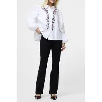 French Connection Cambria Ellie Emb Shirt Cream/mg/pink/blosso Taglia: 6 | Maglie a manica lunga Outlet | Donna | Bianco