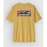 Patagonia Cap Cool Daily Shirt Boardshort Logo Maglia funzionale Uomo (XXL, beige)