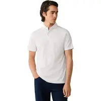 Hackett per uomo. HM5600197 polo jersey manica corta fit classico bianco sporco (M), Casual, Cotone