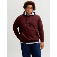 Jack&Jones PLUS Plus Size Felpa Con Cappuccio Testo