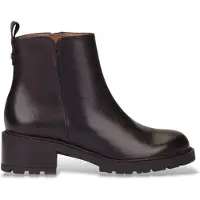 Wonders per donna. D-1442 Stivaletti in Pelle Alice nero (40), 3 a 5cm, Cerniera, Casual