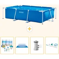 Intex Piscina fuori terra rettangolare - 300x200x75 cm - composta da 5 elementi - modello S20837