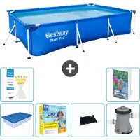 Bestway Steel Pro, piscina rettangolare - 300x201x66 cm - 5 pezzi, modello S60