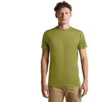 Icebreaker Merino Blend 125 S/S Tee Colour Block Maglia merino Uomo (M, olivia)
