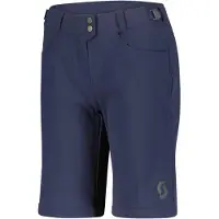 SCOTT Women's Shorts Trail Flow with Pad Pantaloni da ciclismo Donna (S, blu)