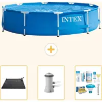 Intex Piscina autoportante rettangolare - 366x76 cm - 4 pezzi - Modello S22459