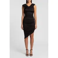 Guess Marciano GUESS Patty Cowl Neck Dres Jet Black A996 Taglia: 40 | Abiti Mini Outlet | Donna | Nero