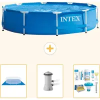 Intex Piscina fuori terra a struttura - 366x76 cm - 4 pezzi - Modello S21334