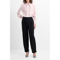 French Connection Netta Suiting Barrel Leg Trous Black Black Taglia: 6 | Pantaloni da completo Outlet | Donna | Nero