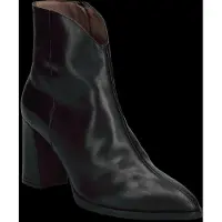 Wonders per donna. M-5444 Stivali in Pelle Velvet nero (41), 3 a 5cm, Cerniera, Casual