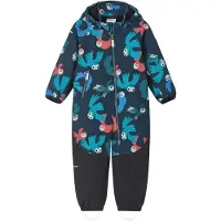 Reima Kid's Mjosa Softshell Overall Print Tuta outdoor Bambini (98, blu)