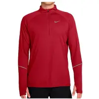 Nike Dri-Fit UV Miler Top Half Zip Maglia da corsa Uomo (L, rosso)
