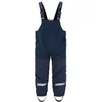 Didriksons Kid's Foxen Bib Pant Pantaloni antipioggia Bambini (130, blu)