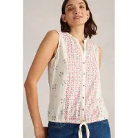 White Stuff Tulip Sleeveless Shirt Pink Print Taglia: 6 | Magliette intime Outlet | Donna | Rosa