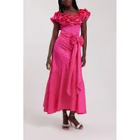 Anne Fontaine Rosange Pink Glo Taglia: 40 | Maxi abiti Outlet | Donna | Rosa