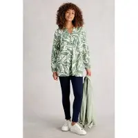 White Stuff Phoebe Tunic Green Print Taglia: 10 | Maglie a manica lunga Outlet | Donna | Verde