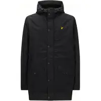 Lyle & Scott Technical Parka Jet Black Taglia: L | Parka Outlet | Uomo | Nero