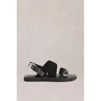 White Stuff Dolly Western Sandal Pure Black Taglia: 8 | Infradito Outlet | Donna | Nero