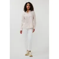 Esqualo Blouse Striped Rhinestones Off White / Sand Taglia: 36 | Maglie a manica lunga Outlet | Donna | Bianco