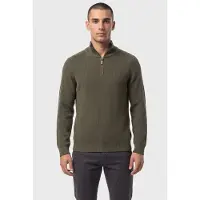 White Stuff Pentire Half Zip Khaki Green Taglia: 3XL | Maglioni a maglia Outlet | Uomo | Marrone