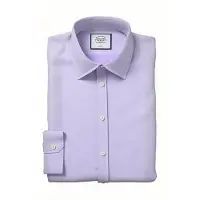 Charles Tyrwhitt Ssf Lilac Non-iron Micro Diamond Shirt Purple Taglia: 16.5"-35"-Sing | Camicie Casual Outlet | Uomo | Viola