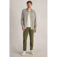 White Stuff Bird Printed Shirt White Print Taglia: S | Camicie Casual Outlet | Uomo | Bianco